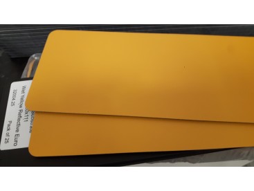 STANDARD OBLONG 520mm x 111mm  YELLOW SUBSTRATES PACK 25 