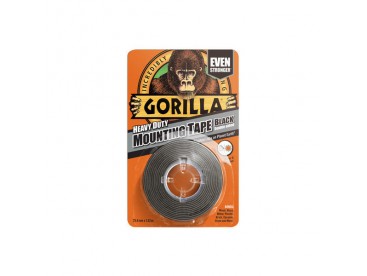 Gorilla BLACK Heavy Duty Mounting Tape 25.4mm x 1.5m