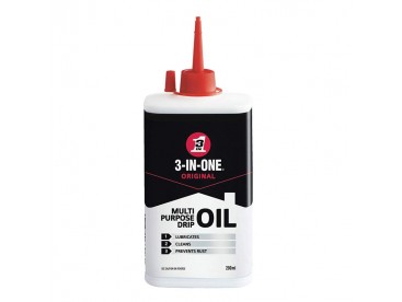 WD40 3 In One Oil Drip Plastic Bottle 200ml