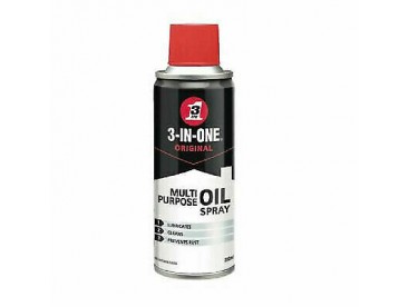 WD40 3 In One 200ml Oil Spray Aerosol - Pack of 12