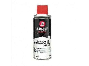 WD40 3 In One 200ml Oil Spray Aerosol - Pack of 6