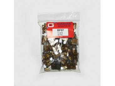 Standard Blade Fuses 7.5 Amp - 50 Pieces