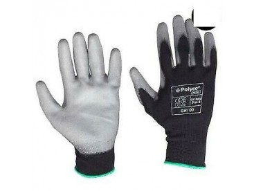 Polyco Matrix GH100 PU Palm Coated Gloves size 10 (XL) pack of 12