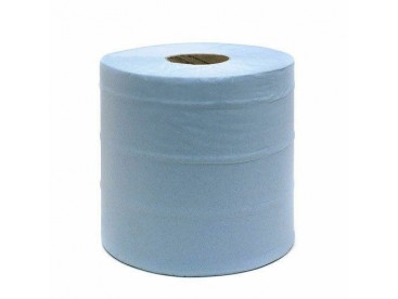 Blue Roll Paper 2 ply Each Roll 400m x 28cm Pack of 2 