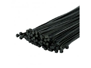 Black Cable Ties 4.8 x 300mm- 100 Pieces 