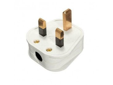 Plug White 13 Amp 