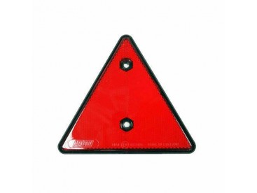 Red Triangle Reflector 150mm with Black Border